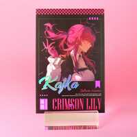 Honkai: Star Rail - Crimson Lily - Kafka Photocard & Polaroid - Set of 2 - Perfect gift for Kafka fans! - Thumbnail 2