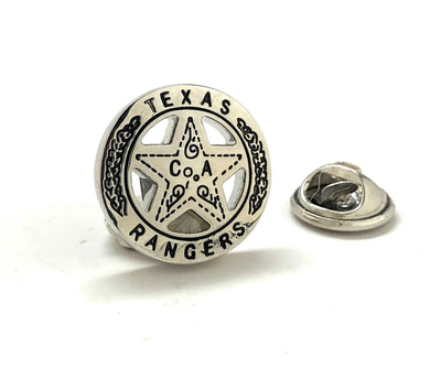 Texas Ranger Lapel Pin Law Enforcement Badge Enamel Pin State Police Big Lone Star State Tie Tack Pin Detective Texas Ranger Gift
