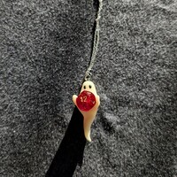 D12 Glow Ghost DND Necklace - Thumbnail 2