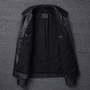  Mens Jacket BLACK Real Leather Jacket BLACK Leather Jacket 2024-1