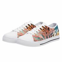 Mens Coral White Sneakers - Thumbnail 8