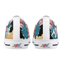Womens Coral White Sneakers - Thumbnail 4