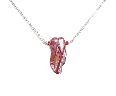 Pink Baroque Pearl Necklace
