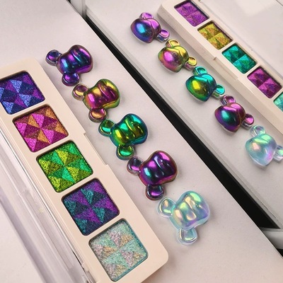 Shizhuang 5 Color Chameleon Eyeshadow Palette