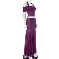 Sexy and elegant halterneck short top and skirt - Thumbnail 4