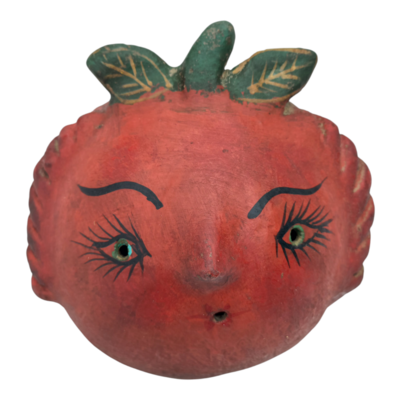 Coconut mask. collectibles. home decoration. wall decoration. interior decoration. mexican mask. mexican craft. mexican folk art.