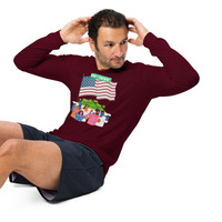 US / Pacific Unisex Long Sleeve Tee - Thumbnail 15