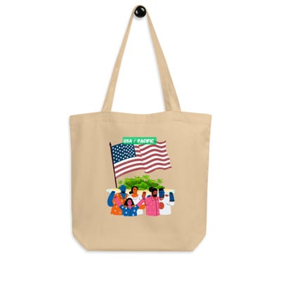 Us / pacific eco tote bag