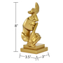 Adam & Friends Home Decor Silence Is Golden Sculpture | Gold | 676685055484-4