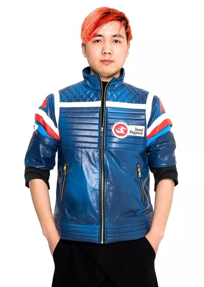 Blue Rebellion: My Chemical Romance Party Poison Jacket Costume, Inspired by the Band's Signature Style