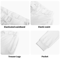 Coral Sweat Pants Cream - Thumbnail 4