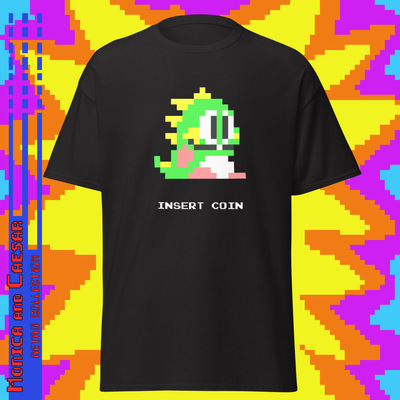 Retro Gamer Bubble Bobble T-Shirt (5 colors)