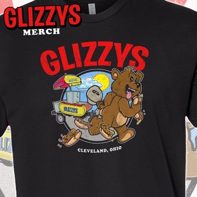 Glizzys grab n go black t- shirt