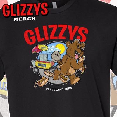 GLIZZYS GRAB n GO Black T- Shirt