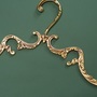 Handmade Solid Brass Clothes Hanger, Antique Vintage Style Wedding Dress Hanger, Bridal Dress Hangers, Home Decor, Wedding Gift-1