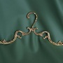 Handmade Solid Brass Clothes Hanger, Antique Vintage Style Wedding Dress Hanger, Bridal Dress Hangers, Home Decor, Wedding Gift-3