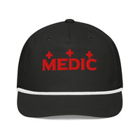 MEDIC Nyvi AID Golf rope cap Red embroidery - Thumbnail 4