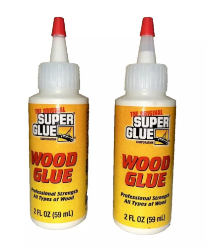 2 Pack The Original Super Glue WOOD GLUE For All Types of Wood