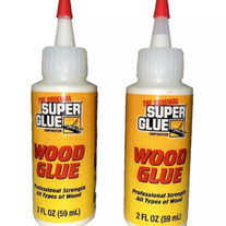 2 Pack The Original Super Glue WOOD GLUE For All Types of Wood