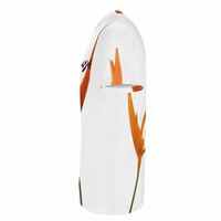 Orange Blossom Print White Men's T-Shirt - Thumbnail 3