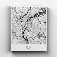 LYON - FORMAT 40x50cm - Thumbnail 1
