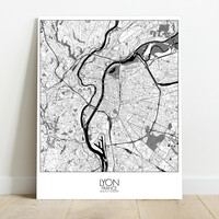 LYON - FORMAT 40x50cm - Thumbnail 6