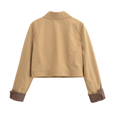 Street fashion casual shorts jacket
