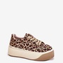 Women’s Eco-Suede Platform Sneakers – Chunky Comfort with Sustainable Style-1