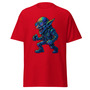 Unisex Cyberpunk Goblin Streetwear T-Shirt  Holographic Futuristic Design, Tattoo Art Style, Neon Urban Vector Illustration - Several Colors-4