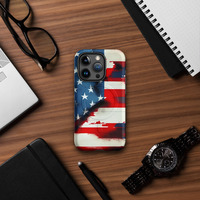 USA Flag Print MagSafe tough case for iPhone - Thumbnail 7