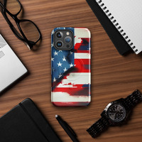 USA Flag Print MagSafe tough case for iPhone - Thumbnail 16