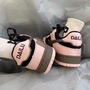Classic Black Pink Star Casual Shoes-3