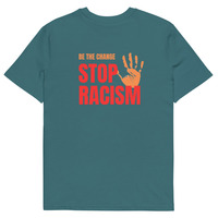 Custom Organic Cotton T-Shirt | Unisex Eco-Friendly Front & Back Print - Thumbnail 22