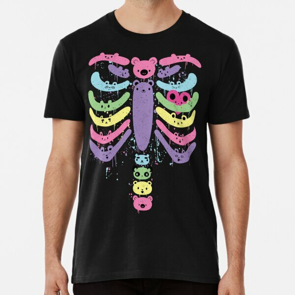 Bear Bones Kawaii Drip T-Shirt, Long Sleeve, Sweatshirt, Hoodie For Men Women
