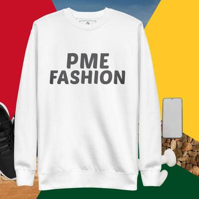 Pme fashion basic black letters unisex premium sweatshirt