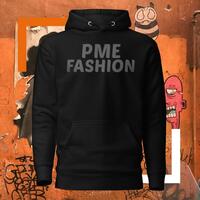 PME Fashion basic black letters Unisex Hoodie - Thumbnail 1