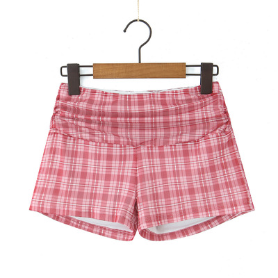 Pink and white short