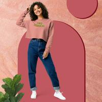PME Fashion large gold arch Crop Sweatshirt - Thumbnail 2