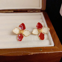 New Trendy  Flowers Stud Earrings for Women Girls Jewelrys Gifts - Thumbnail 4