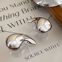 Fashion Water Droplet Drop Earrings for Women - Thumbnail 2
