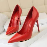 Woman Fashion High Heels Shoes Lady Sweet Wedding Scarpins Pumps Plus Size 34-43 - Thumbnail 3
