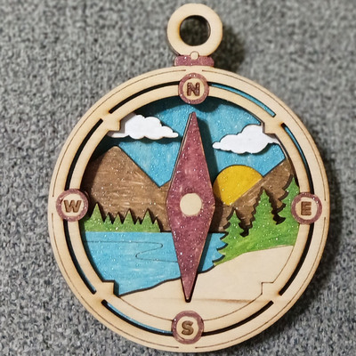 #113 compass magnet