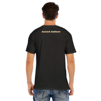 Black Short sleeve O neck Unisex  Jesus On Cross Pop Art  - Thumbnail 1