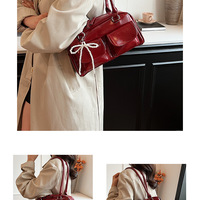 New Simple Leisure  Underarm Bow Bag Trendy Versatile Shoulder Bag - Thumbnail 1