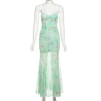 High-end slim waisted sleeveless dress - Thumbnail 2