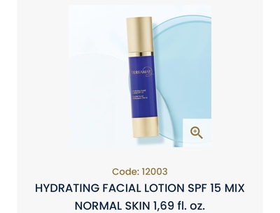 HYDRATING FACIAL LOTION SPF 15 MIX NORMAL SKIN 1,69 fl.