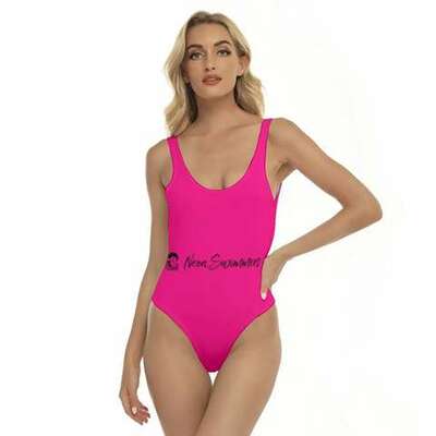 One Piece Neon Swimmers Swimsuits Multiple Colors 