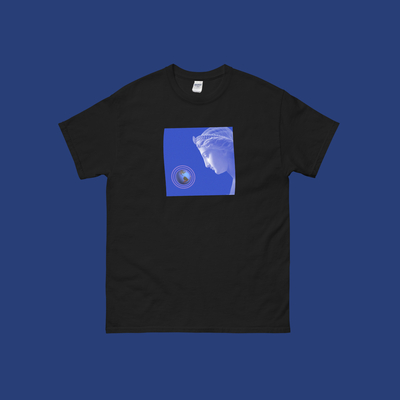 Vaporwave may god listening t shirt in black - Thumbnail 2