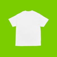 Y2K 2005 Green Colorblock Dog Plush T Shirt White - Thumbnail 1
