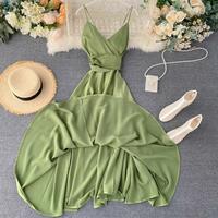 Women backless strap dress - Thumbnail 5